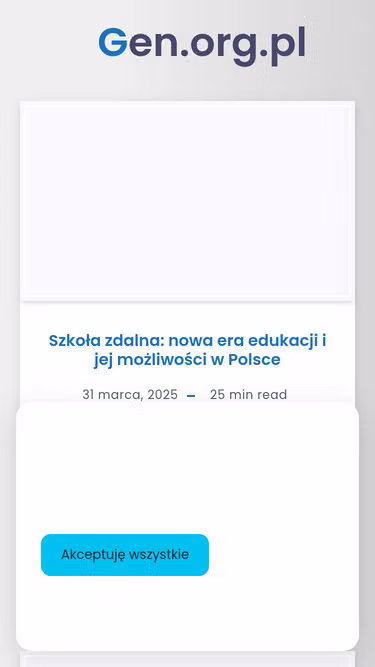 Screenshot of gen.org.pl