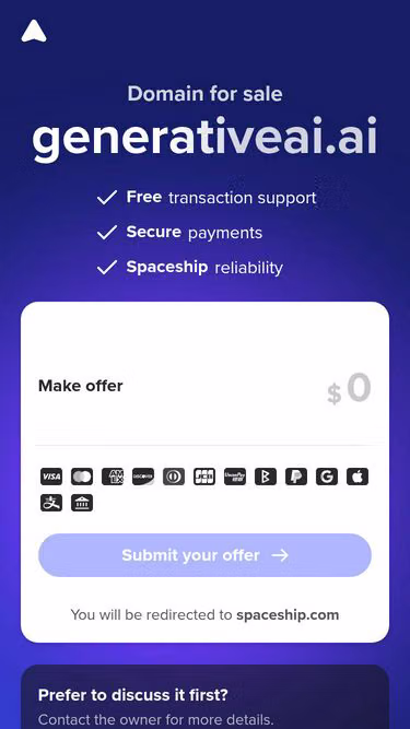 Screenshot of generativeai.ai