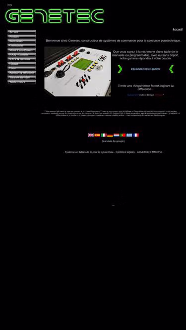 Screenshot of genetec.fr