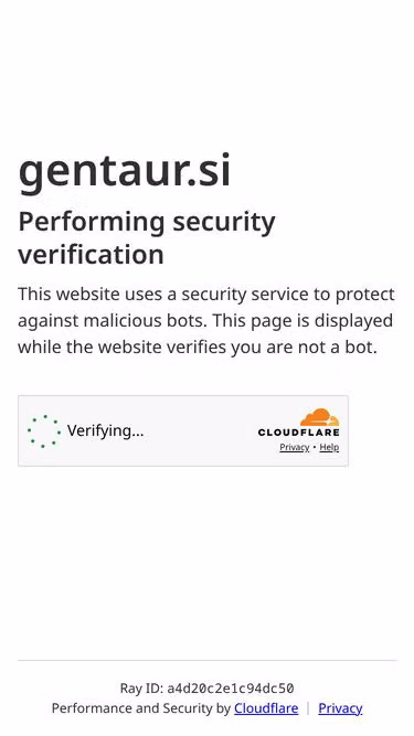 Screenshot of gentaur.si