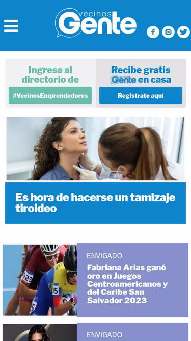 Screenshot of gente.com.co