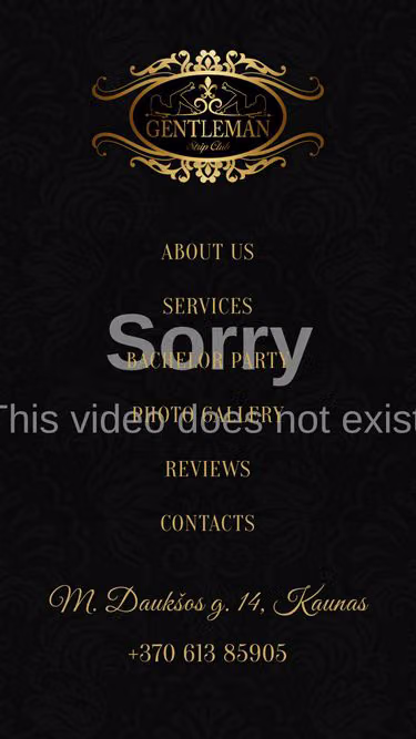Screenshot of gentleman.lt
