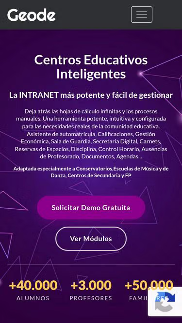 Screenshot of geode.es