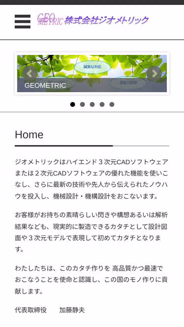 Screenshot of geometric.co.jp