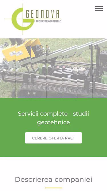 Screenshot of geonova.ro