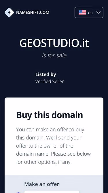 Screenshot of geostudio.it