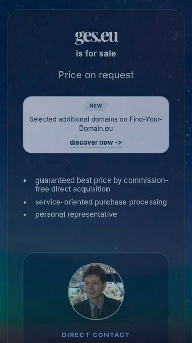 Screenshot of ges.eu