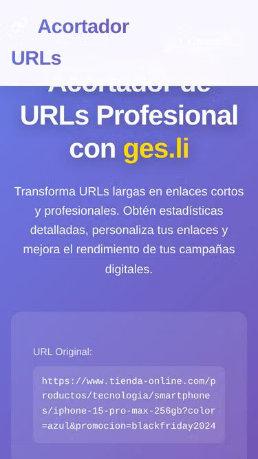 Screenshot of ges.li