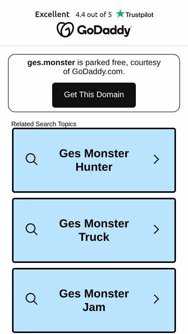 Screenshot of ges.monster