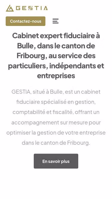 Screenshot of gestia.ch