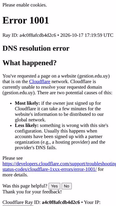 Screenshot of gestion.edu.uy