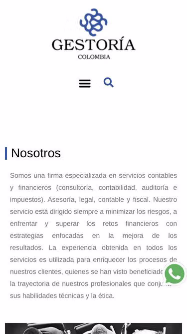 Screenshot of gestoria.com.co