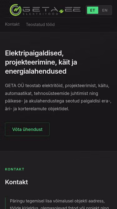 Screenshot of geta.ee