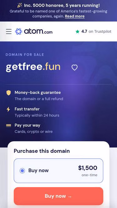 Screenshot of getfree.fun