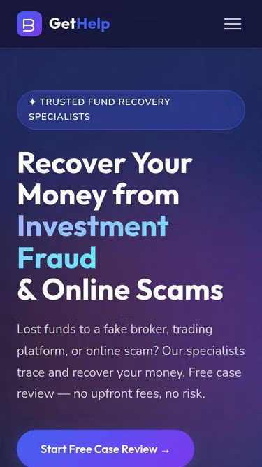 Screenshot of gethelp.top
