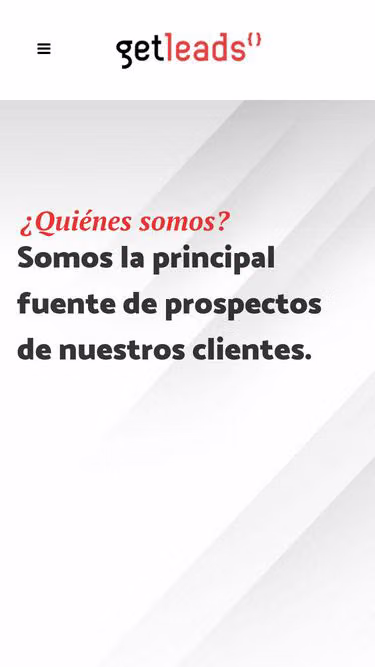 Screenshot of getleads.mx