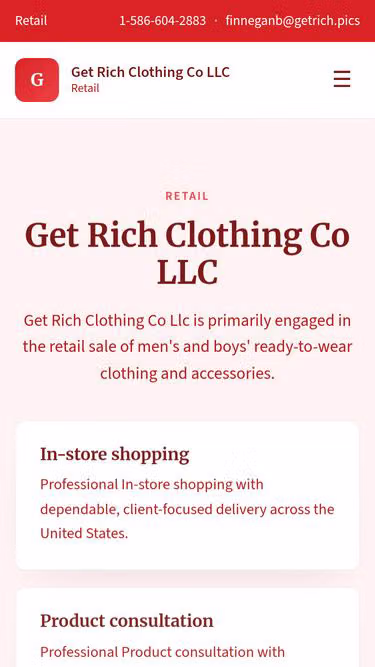 Screenshot of getrich.pics