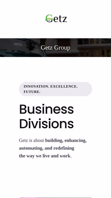 Screenshot of getz.co.uk