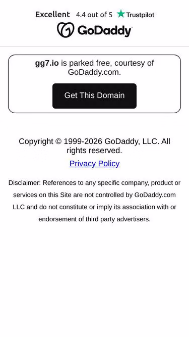 Screenshot of gg7.io