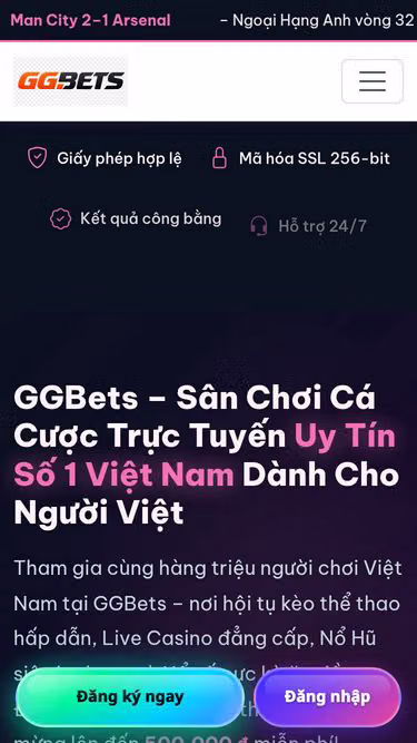 Screenshot of ggbets.click