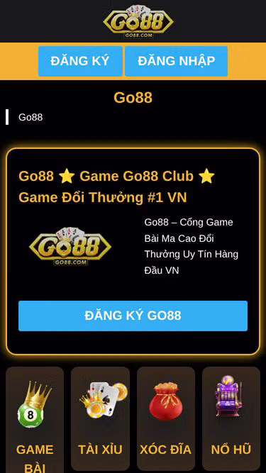 Screenshot of ggo88.ad