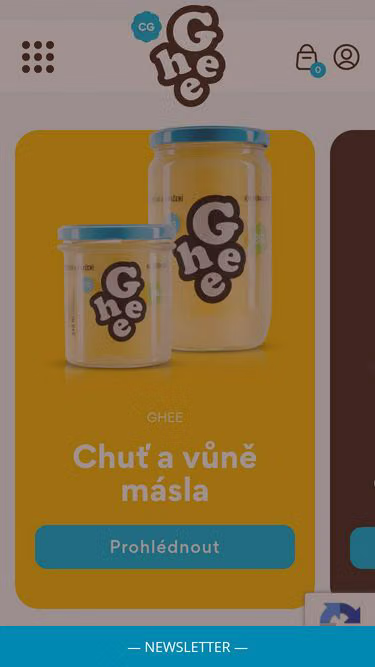 Screenshot of ghee.cz