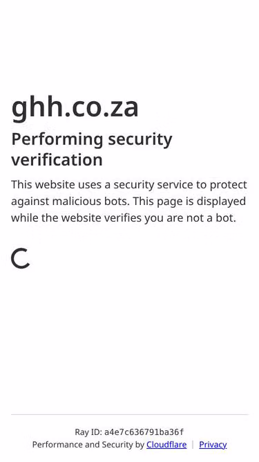 Screenshot of ghh.co.za