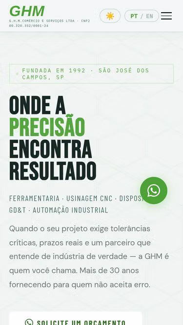 Screenshot of ghm.ind.br