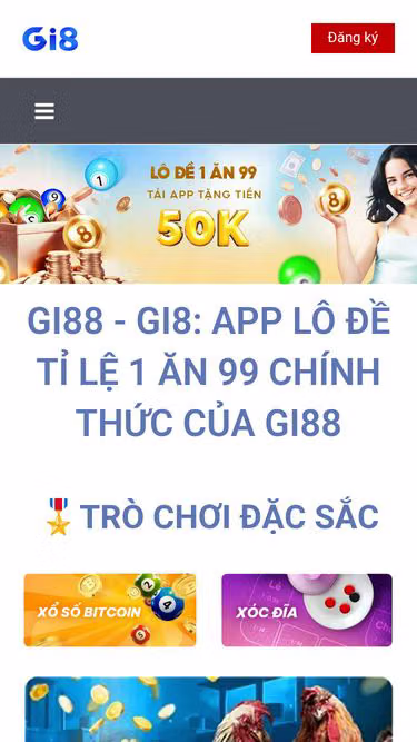 Screenshot of gi88.team
