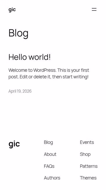 Screenshot of gic.sa