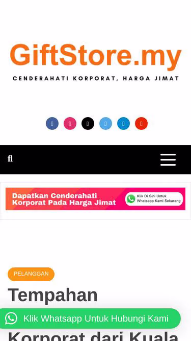 Screenshot of giftstore.my