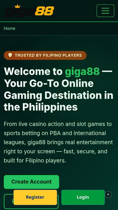Screenshot of giga88.pro