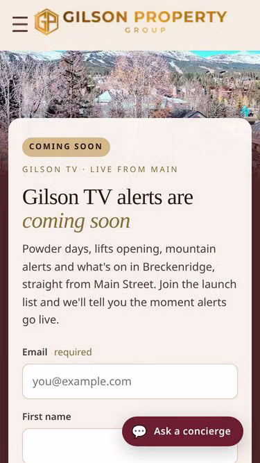 Screenshot of gilson.tv