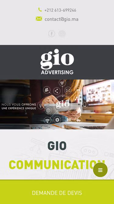 Screenshot of gio.ma
