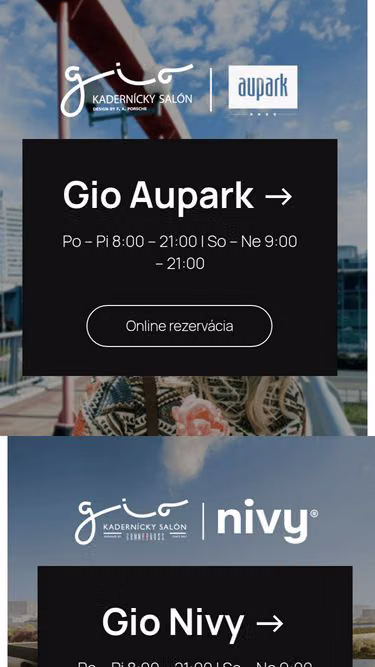 Screenshot of gio.sk