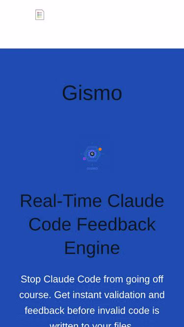Screenshot of gismo.run