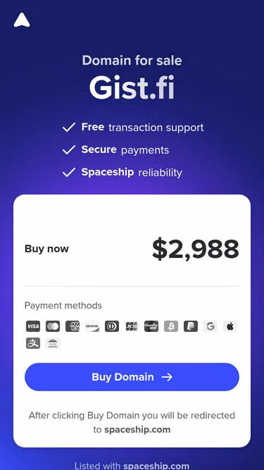Screenshot of gist.fi