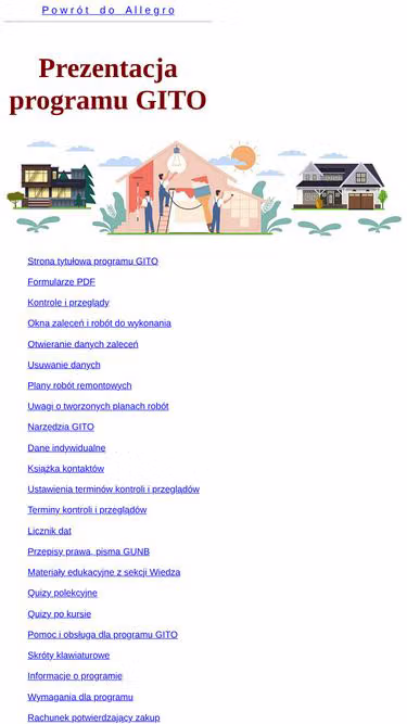 Screenshot of gito.com.pl