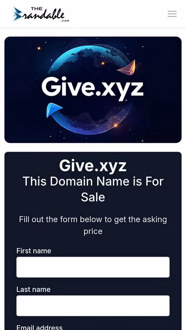 Screenshot of give.xyz