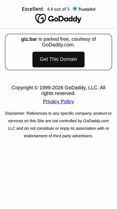 Screenshot of giz.bar