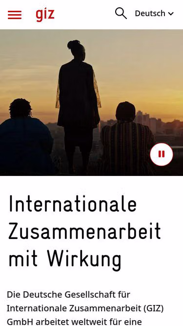 Screenshot of giz.org