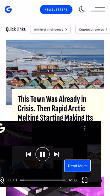 Screenshot of gizmodo.co.uk