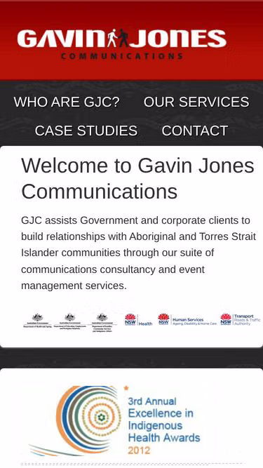 Screenshot of gjc.net.au