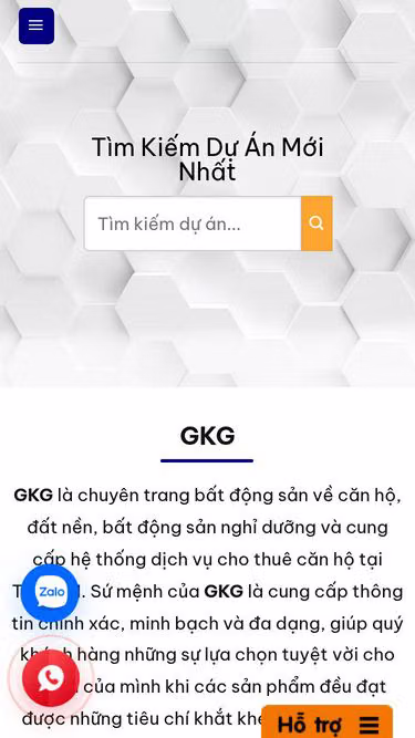 Screenshot of gkg.com.vn