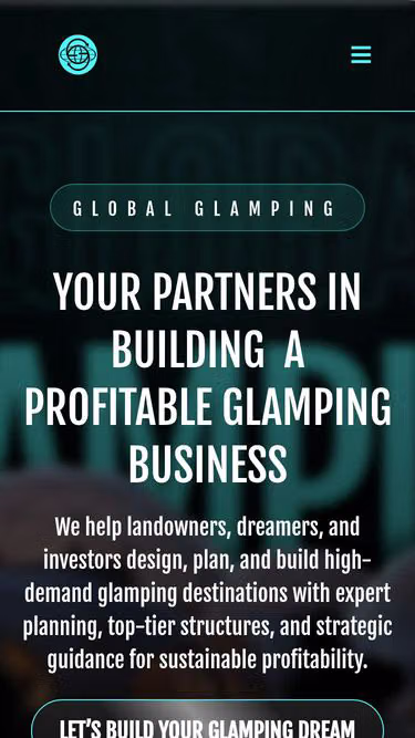 Screenshot of glamp.design