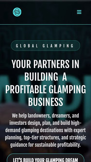 Screenshot of glamp.group