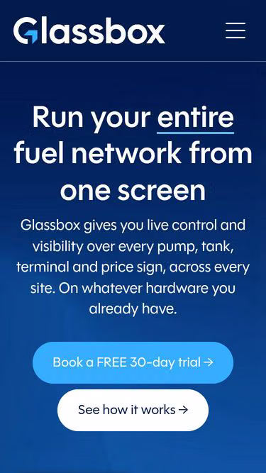 Screenshot of glassbox.co.nz
