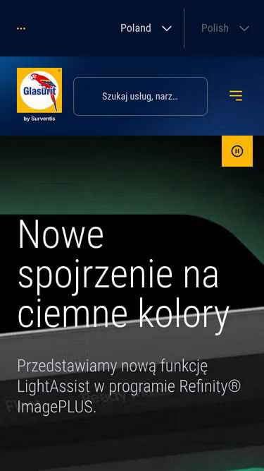 Screenshot of glasurit.pl