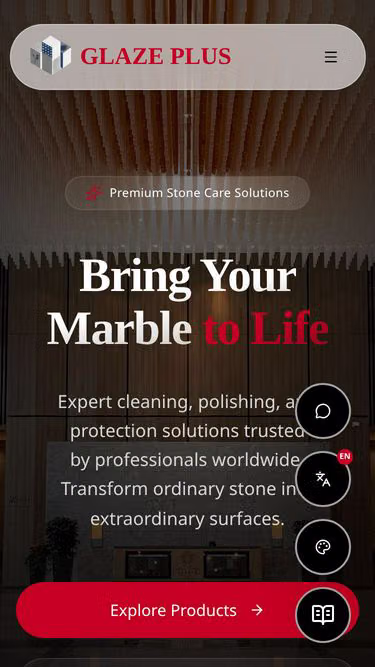 Screenshot of glaze.llc