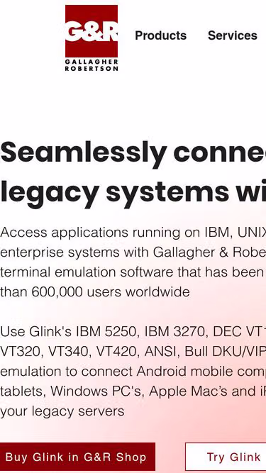 Screenshot of glink.info
